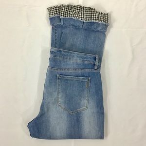 Vintage America Light Wash Ankle Jeans Size 14